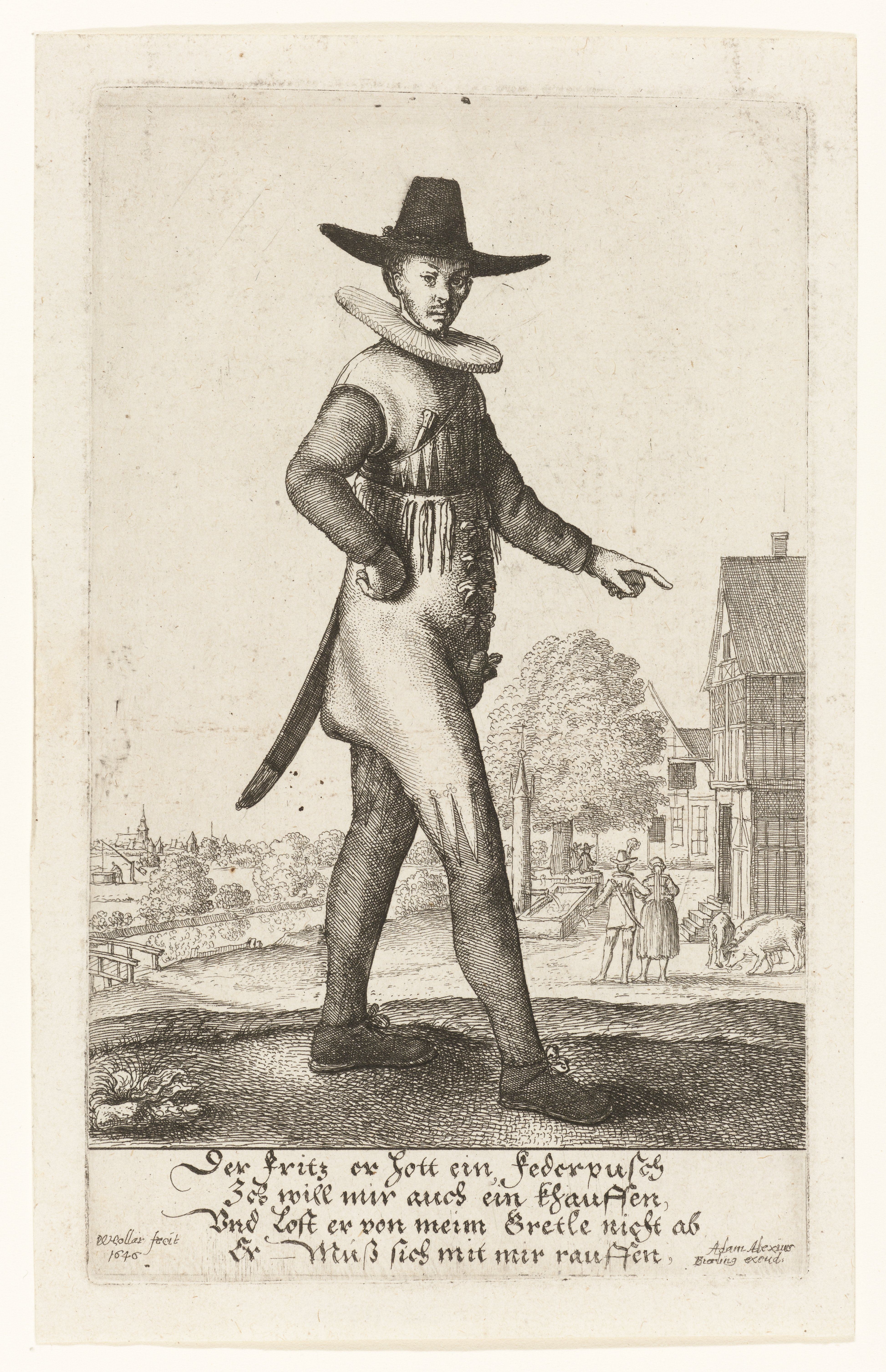 Vertolking bed Afleiden File:Jongeman met zwarte hoed, grote kraag en sabel Jaloerse jongeman,  RP-P-OB-11.588.jpg - Wikimedia Commons