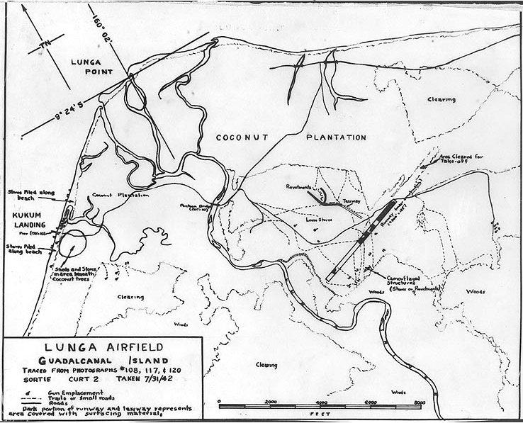 File:Lunga Point area chart prepared for landing on Guadalcanal 1942.jpg