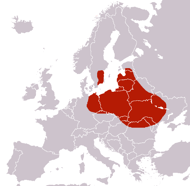 Teritorija, kur viduramžiais lenkinio košenilio gausos užteko prekybai. Ji persidengia su Lietuvos Didžiosios Kunigaikštystės, Lenkijos Karalystės ir Abiejų Tautų Respublikos sienomis