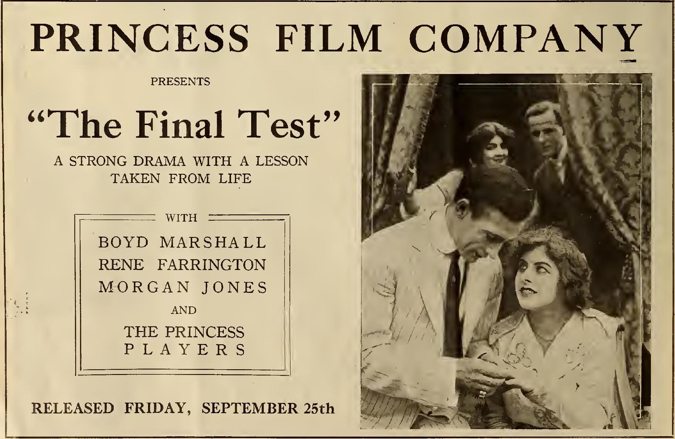 File:Princess Film Company, The Final Test ad detail, from- Reel