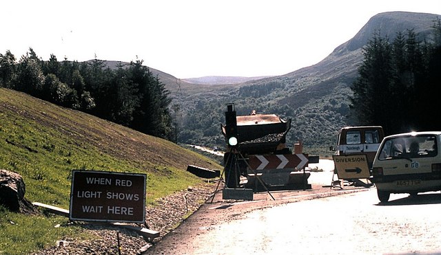 File:Road repairs on A9 - geograph.org.uk - 1140099.jpg