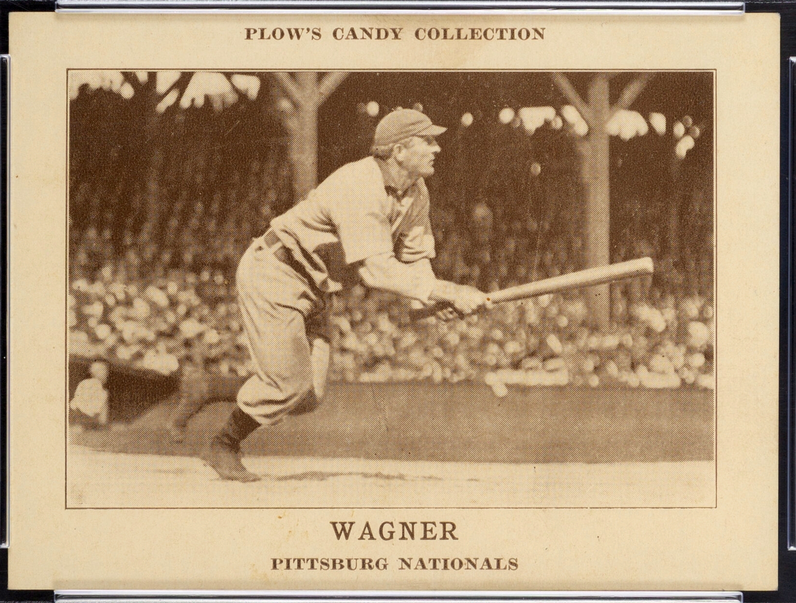 Honus Wagner Vintage Baseball Card by Photo File