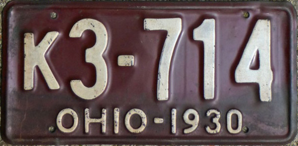 File:1930 Ohio license plate.jpg