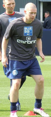 Griffin training with [[Hyde United F.C.|Hyde]] in 2011