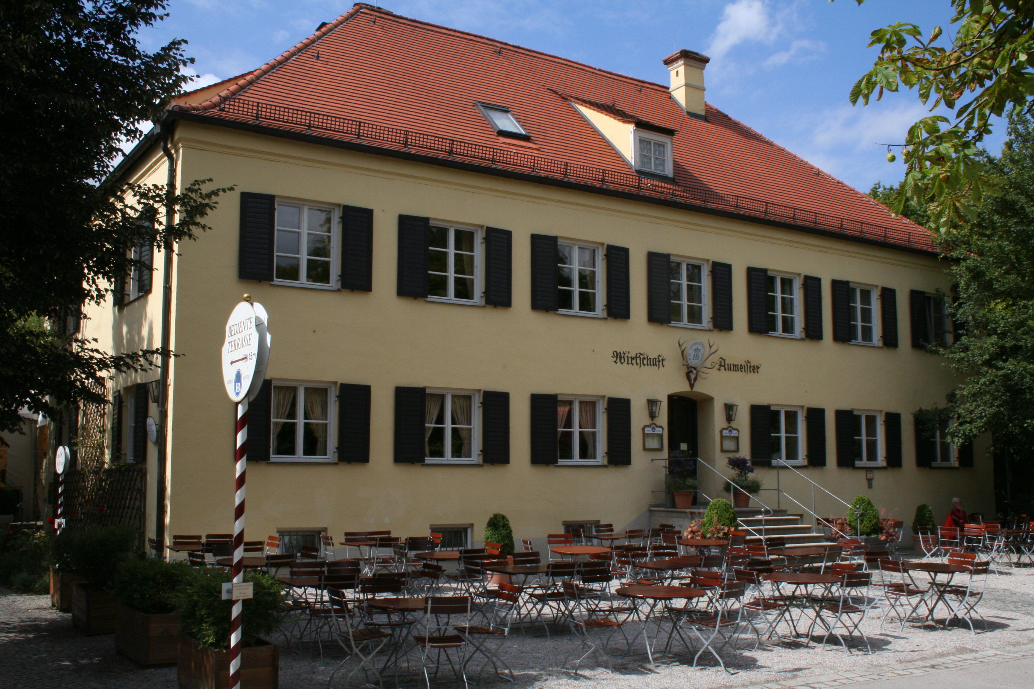 Aumeister Biergarten in the English Garden (Englischer Garten)