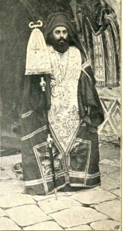 Игумен Паисий в Бачковския манастир, декември 1905 г. Фото Крум Савов