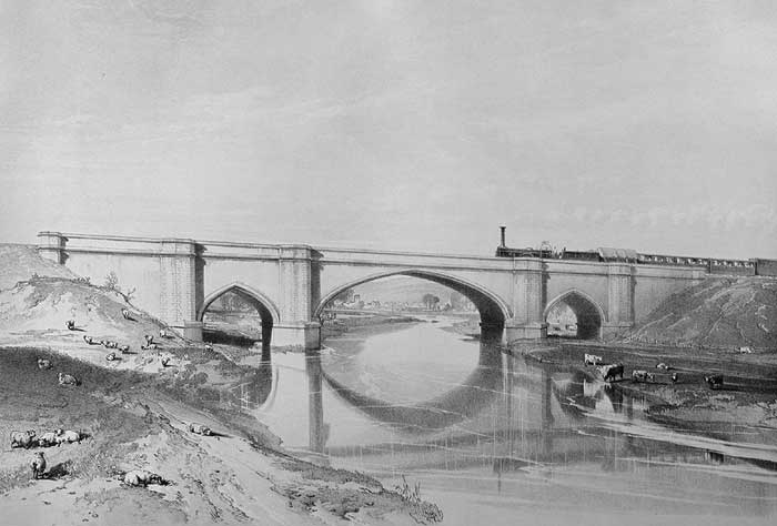 File:Bridge over the Avon by John Cooke Bourne.jpg