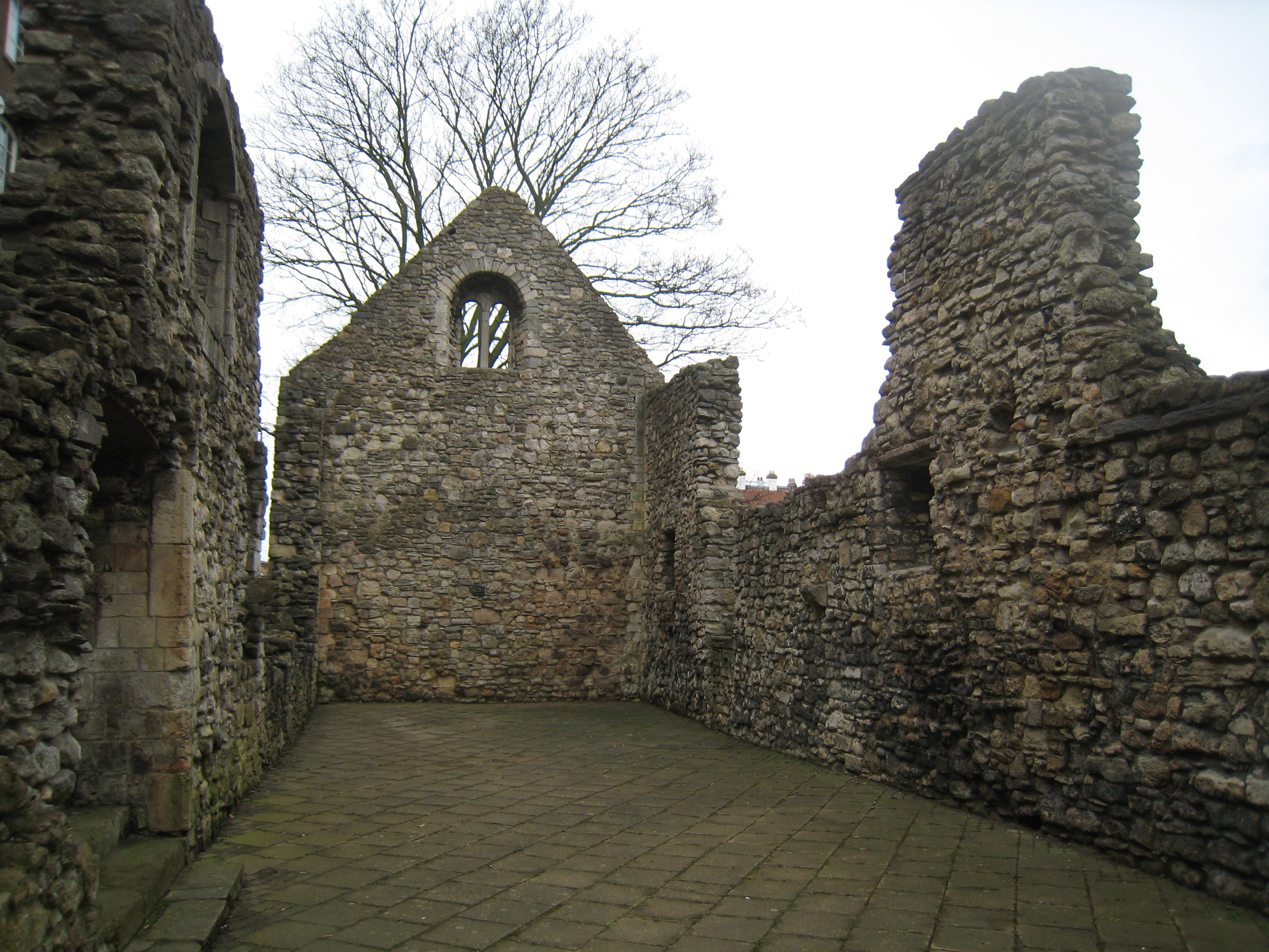 There are some ancient ruins in Southampton called Canute's