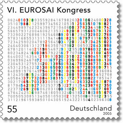 Sello postal alemán de 2005, emitido con motivo del VI Congreso en Bonn.