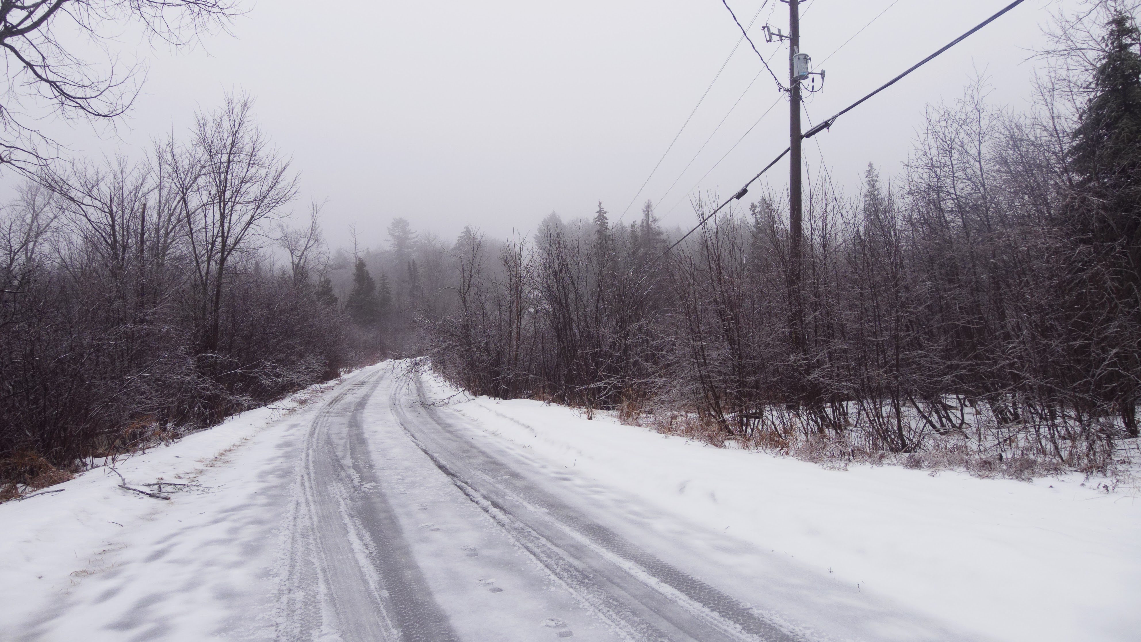 Icy road