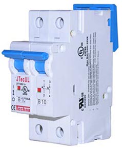 <span class="mw-page-title-main">Circuit breaker</span> Automatic circuit protection device