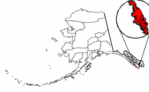 Map of Alaska highlighting Prince of Wales Island.png