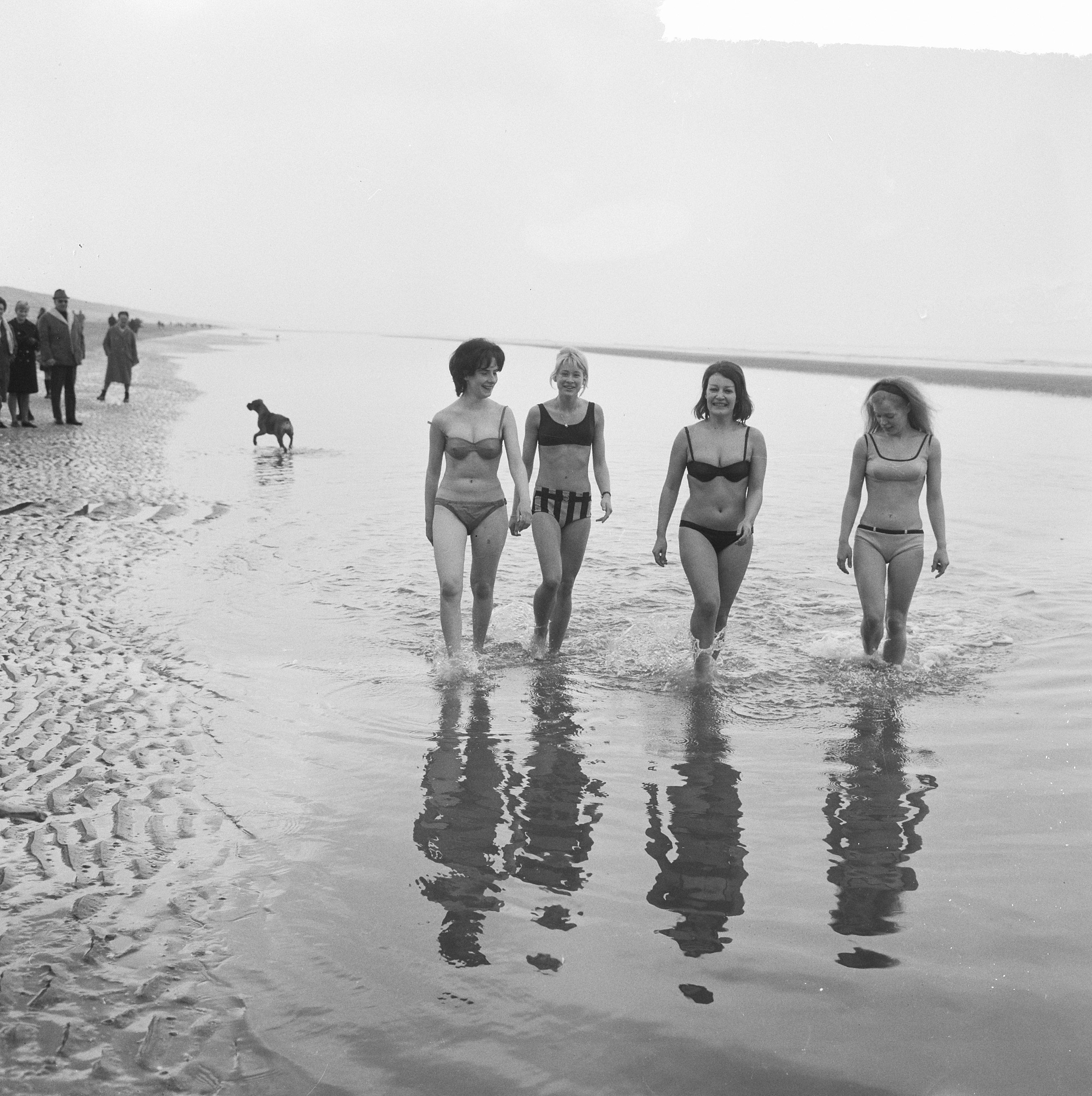 Zinloos Zwijgend Handboek File:Meisjes in bikini in zee te Zandvoort, Bestanddeelnr 917-5086.jpg -  Wikimedia Commons