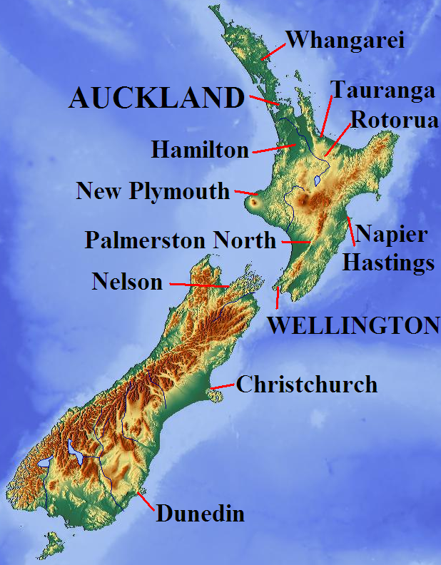 ニュージーランドの都市の一覧 Wikipedia