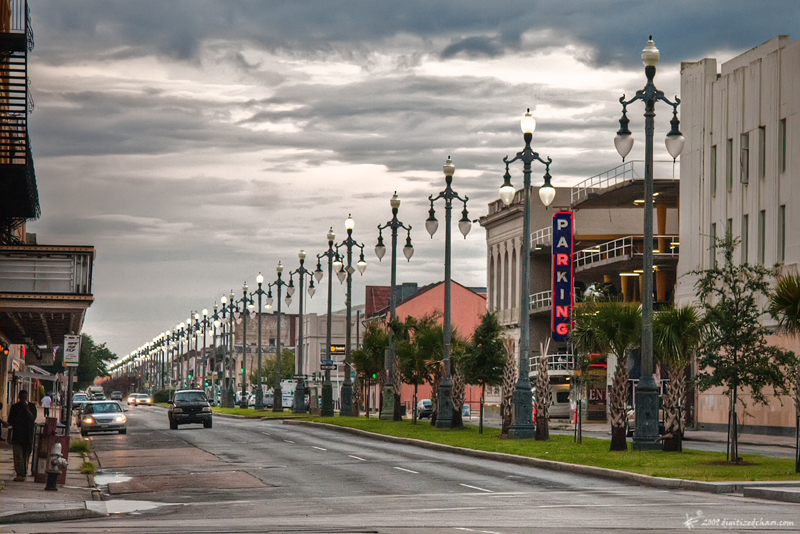 File:Rampart Street New Orleans down from Canal 2009.jpg