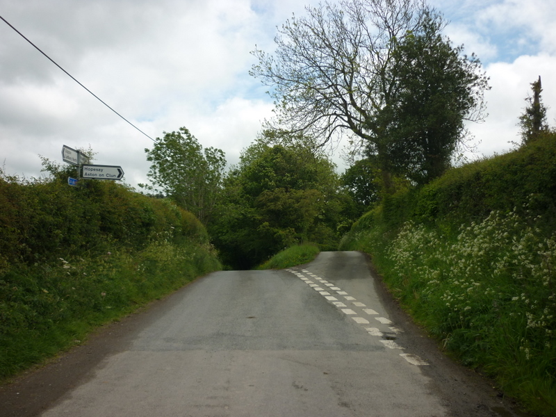 File:Turn right for Hopesay - geograph.org.uk - 2437407.jpg