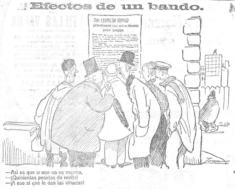 Efectos de un bando, 11 de enero de 1919.