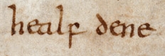 A mention of Halfdan in the Beowulf