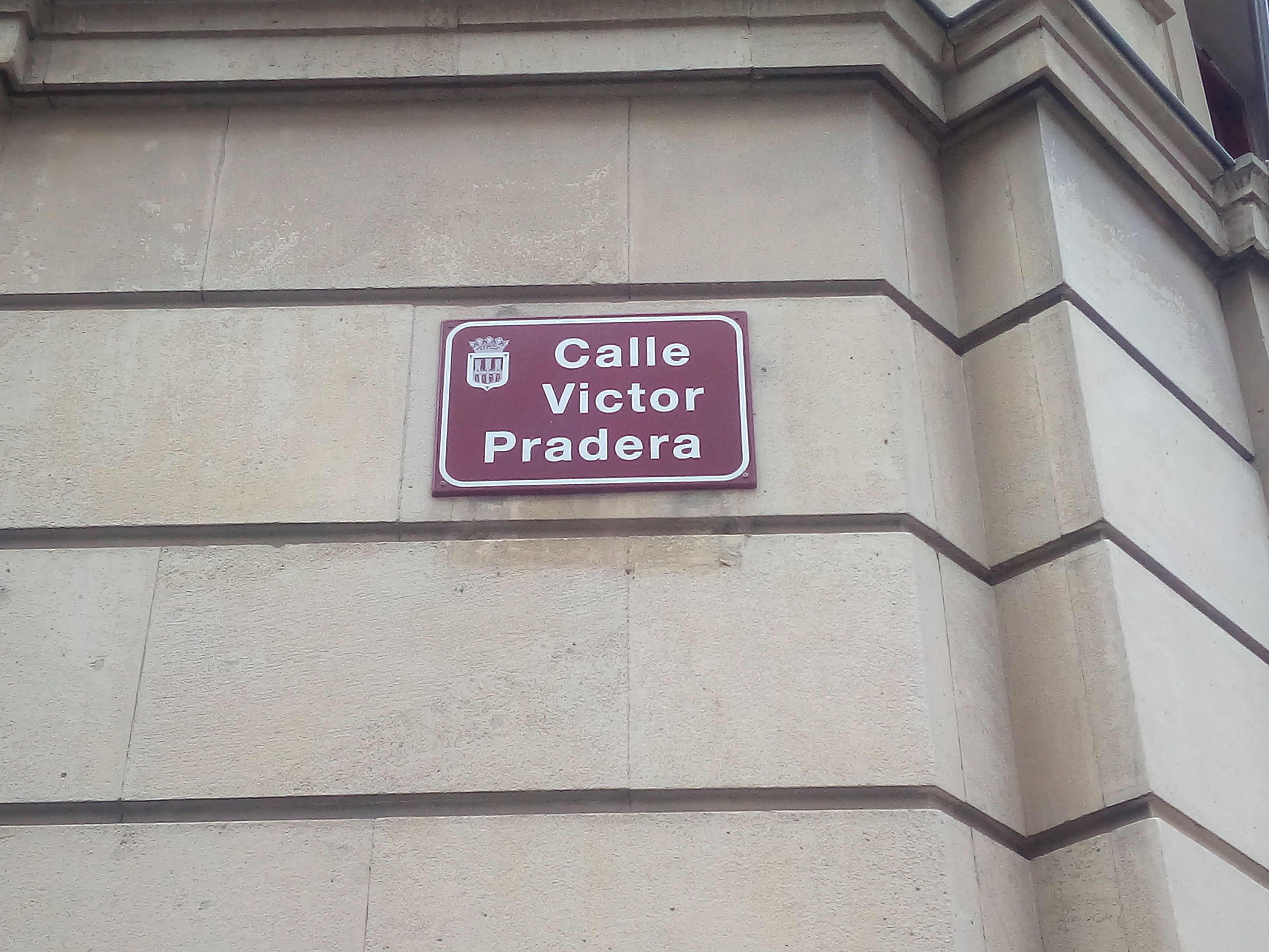 Antigua calle Víctor Pradera en [[Logroño