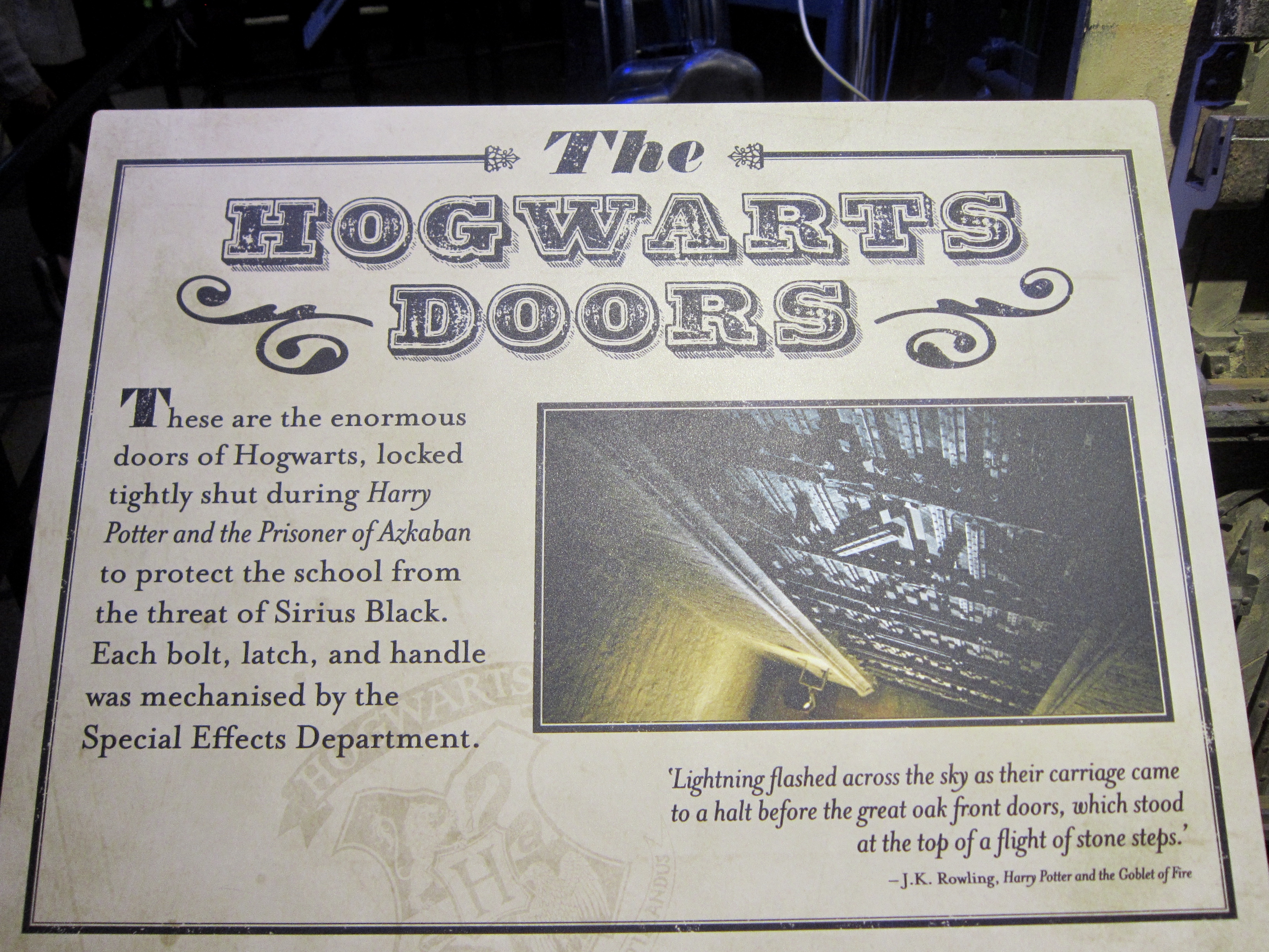 File:Hogwarts School, The Making of Harry Potter, Warner Bros