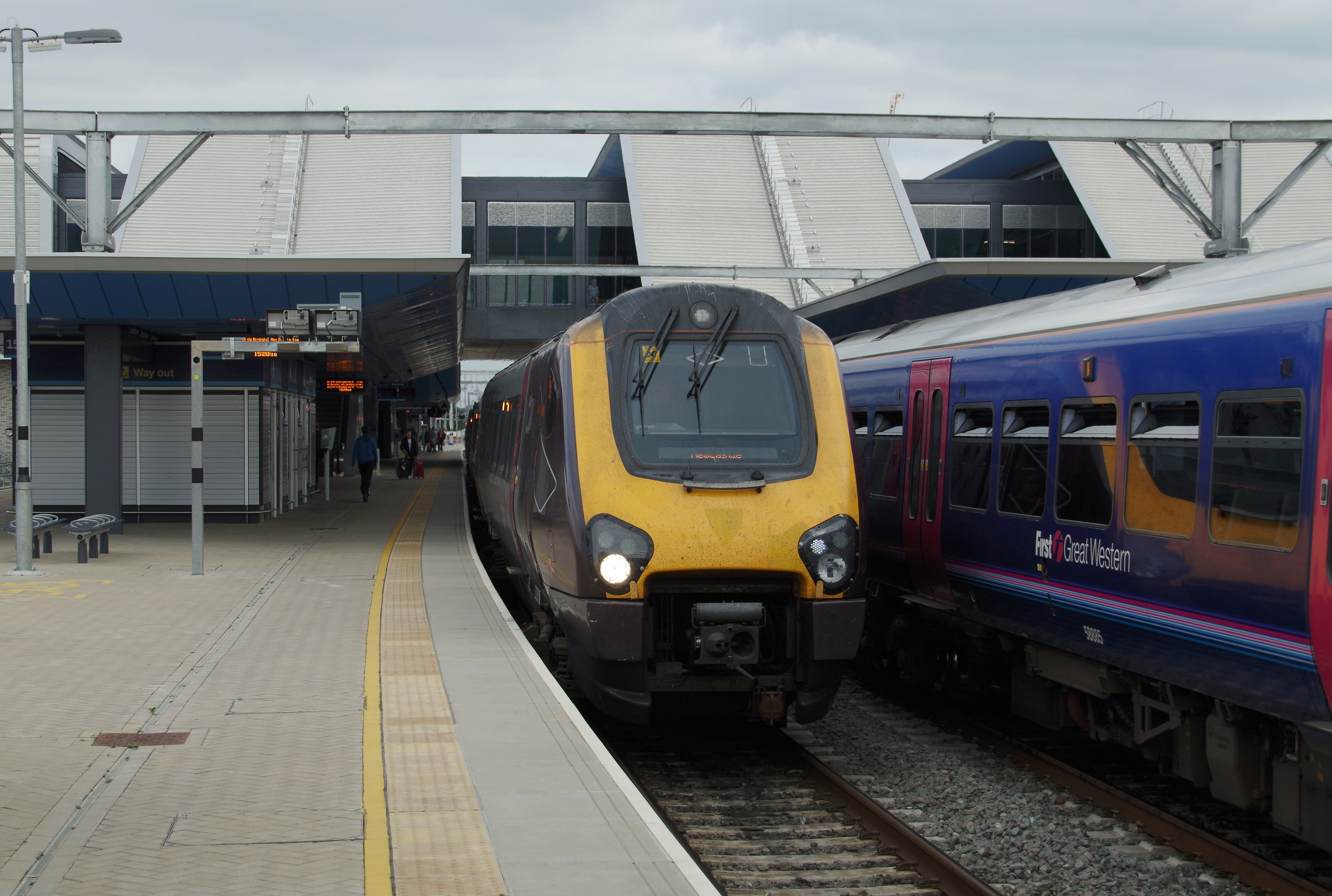 Nearest railway station. Class 165 great Western Railway.