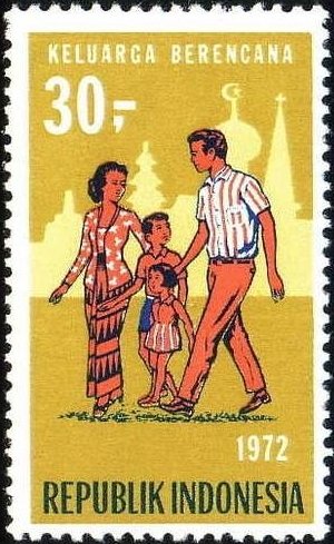 File:Stamp of Indonesia - 1972 - Colnect 257436 - Family Planning Campaign.jpeg