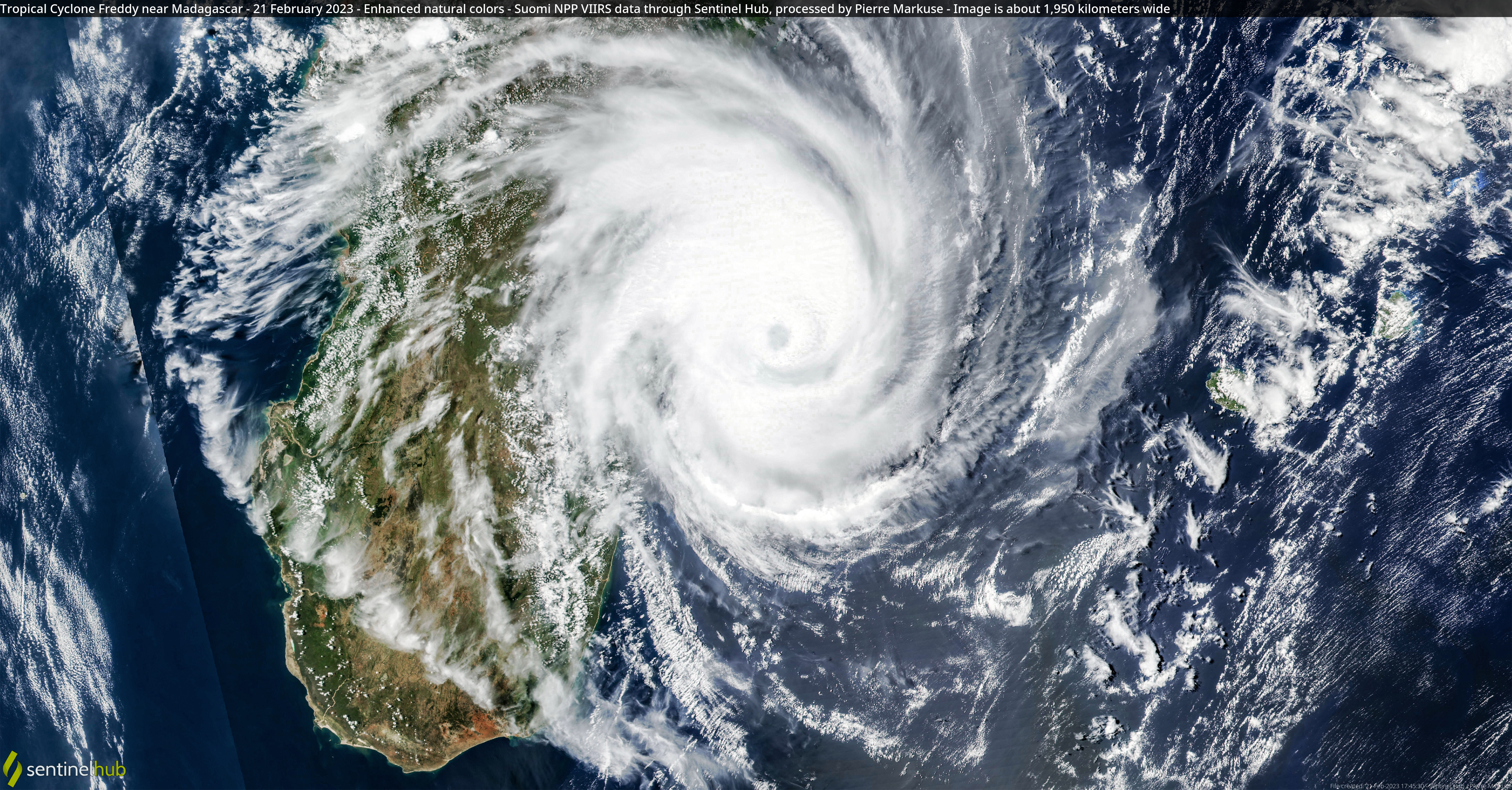 File:Tropical Cyclone Freddy near Madagascar - 21 February 2023