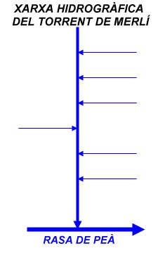 Xarxa hidrogràfica del Torrent de Merlí