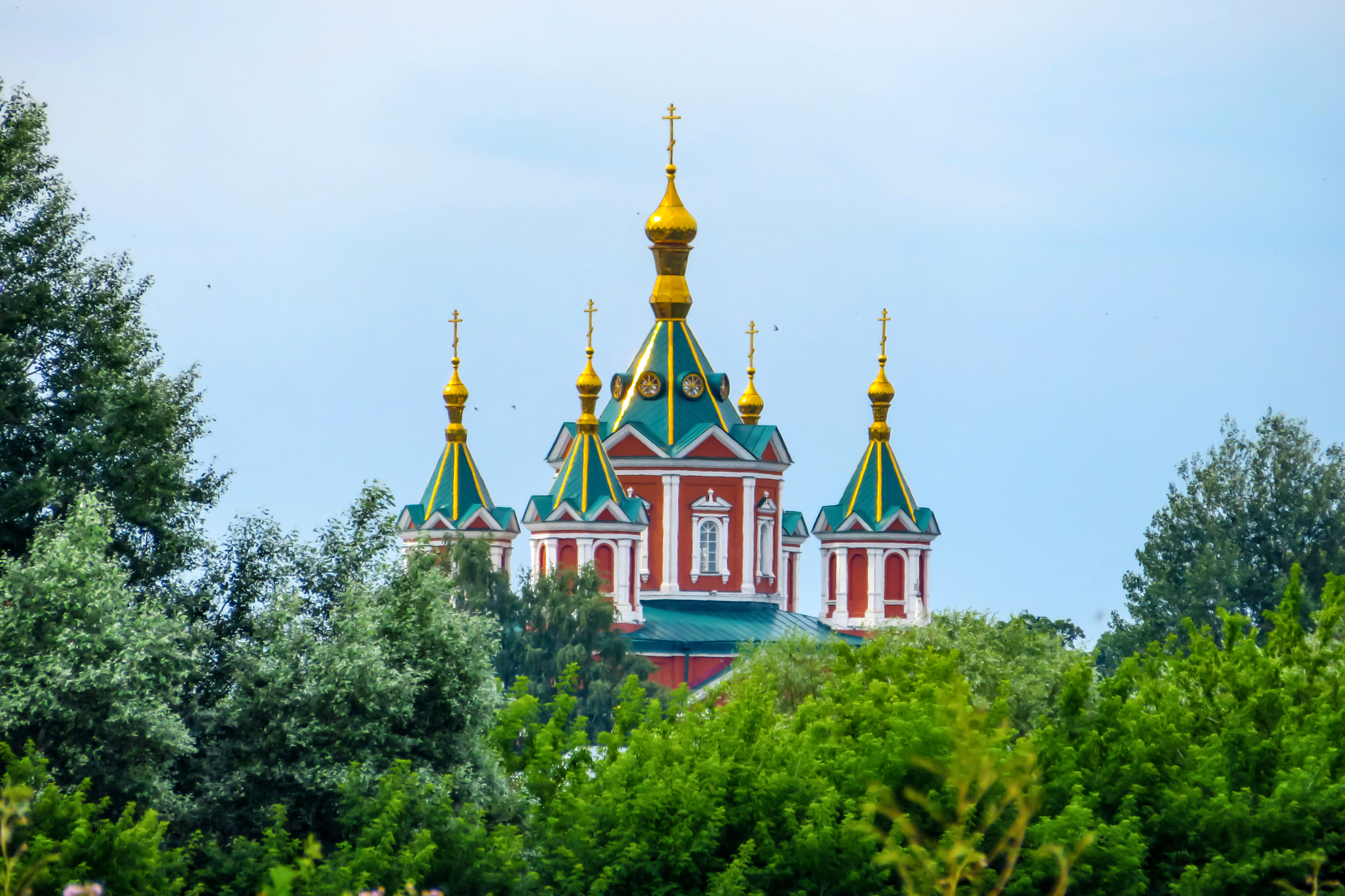 Успенский собор Омск осень