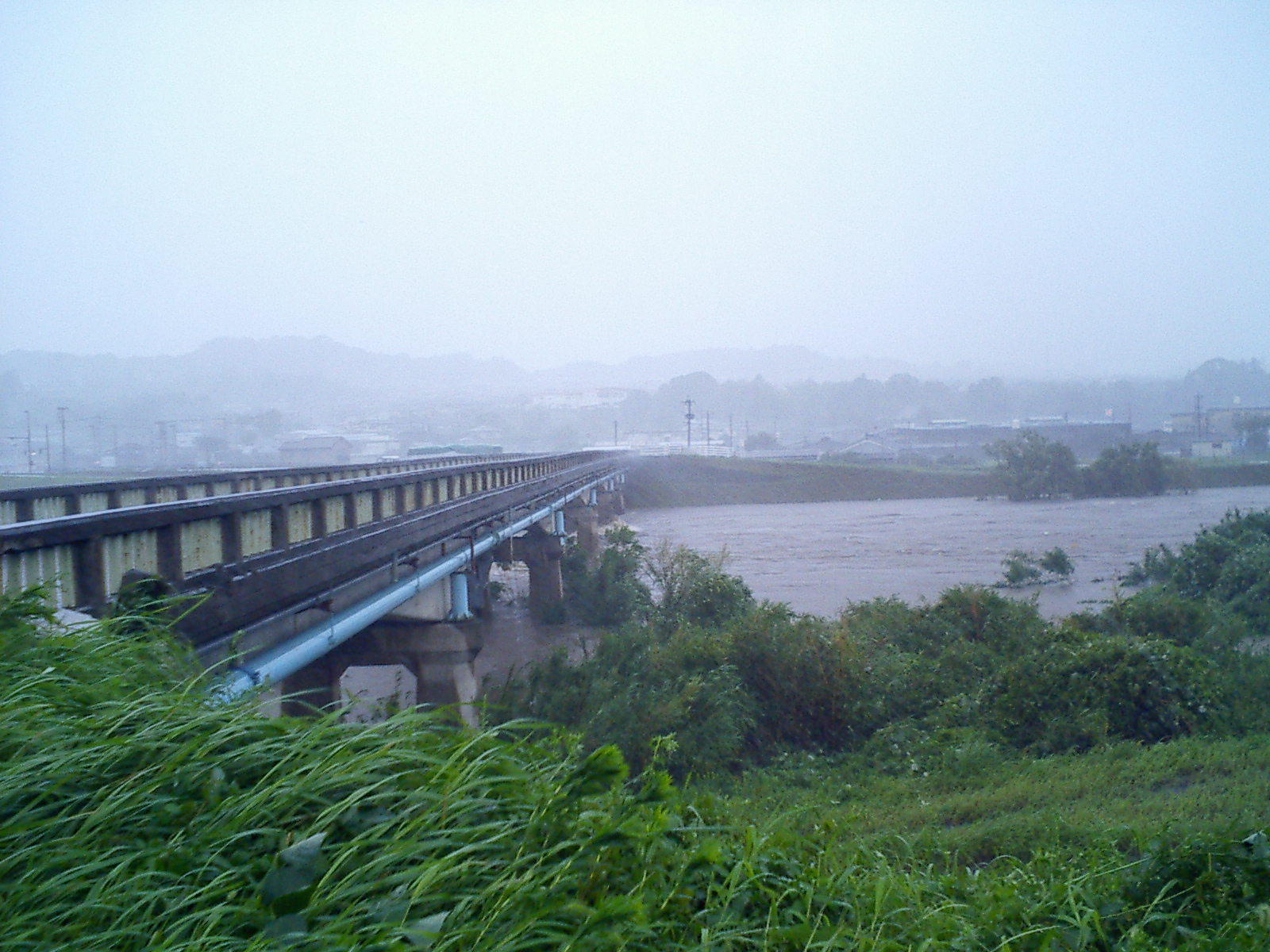 File 台風の時の大分川 Panoramio Jpg Wikimedia Commons