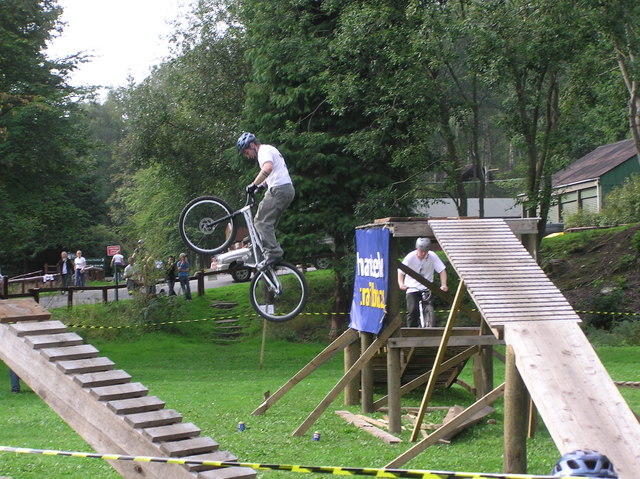 Bike Skills Demonstration , Hamsterley Forest - geograph.org.uk - 244167