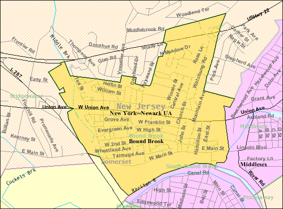 File:Census Bureau map of Bound Brook, New Jersey.png