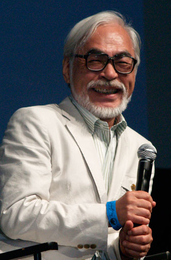 Miyazaki at the 2009 San Diego Comic-Con.