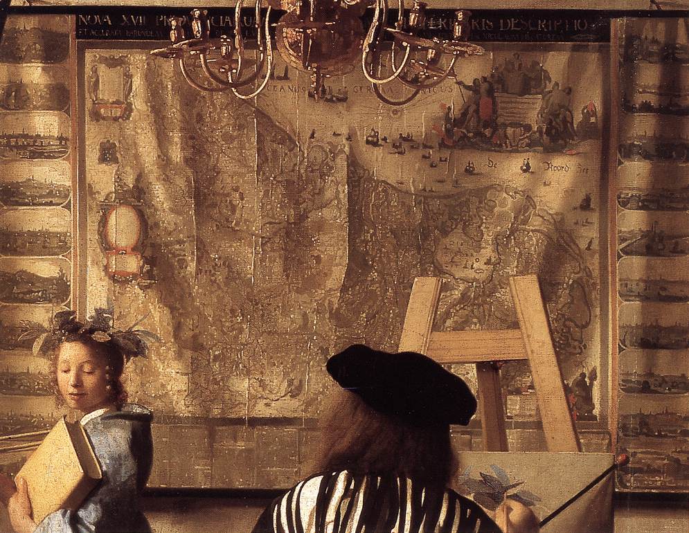 Johannes Vermeer   The Art Of Painting (detail)   WGA24674 