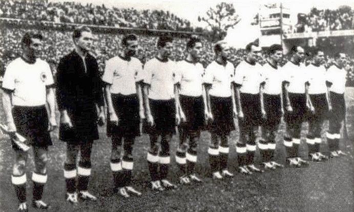 L'équipe d'Allemagne championne du monde de football en 1954