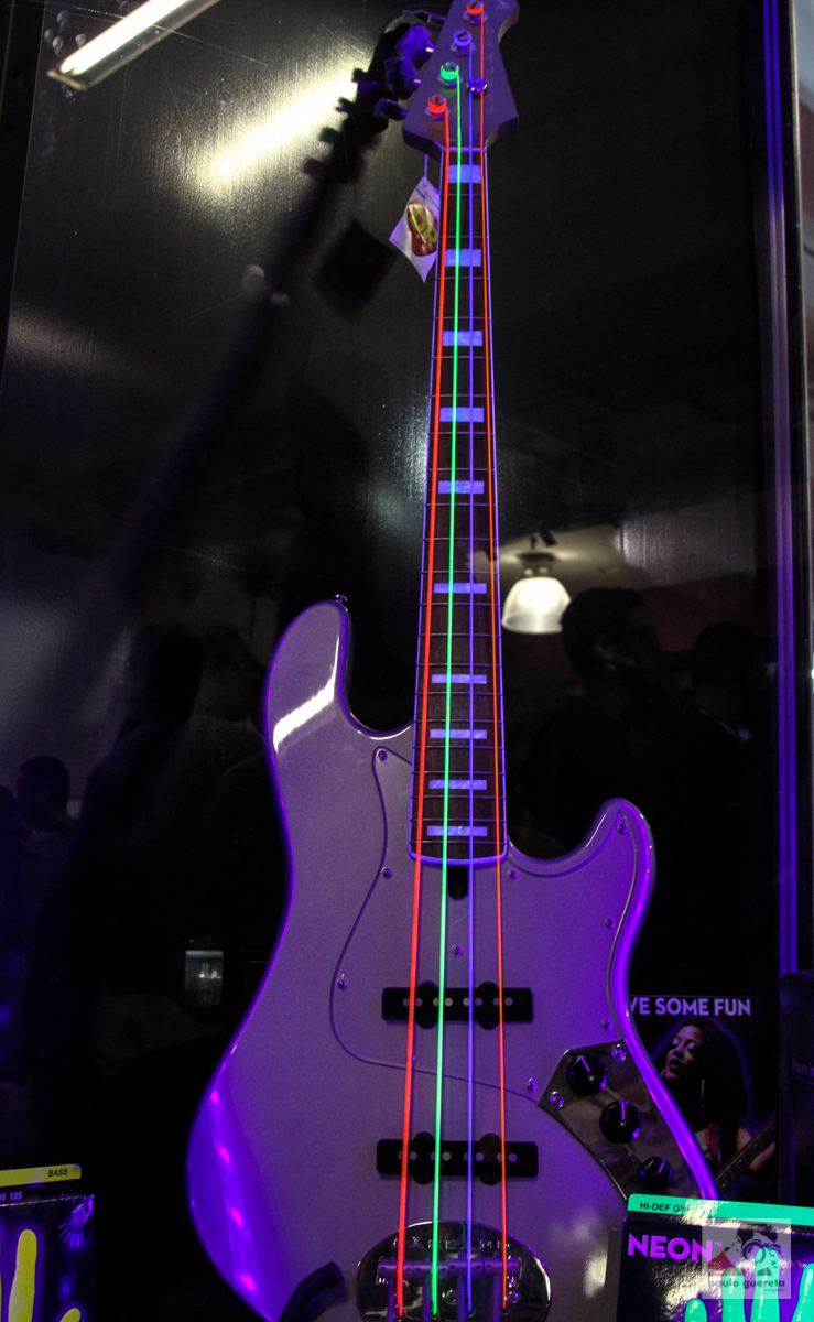 File Lakland Bass With Neon String Of Dr Handmade Strings