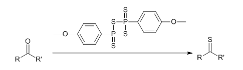 Thionační reakce Lawessonovým činidlem