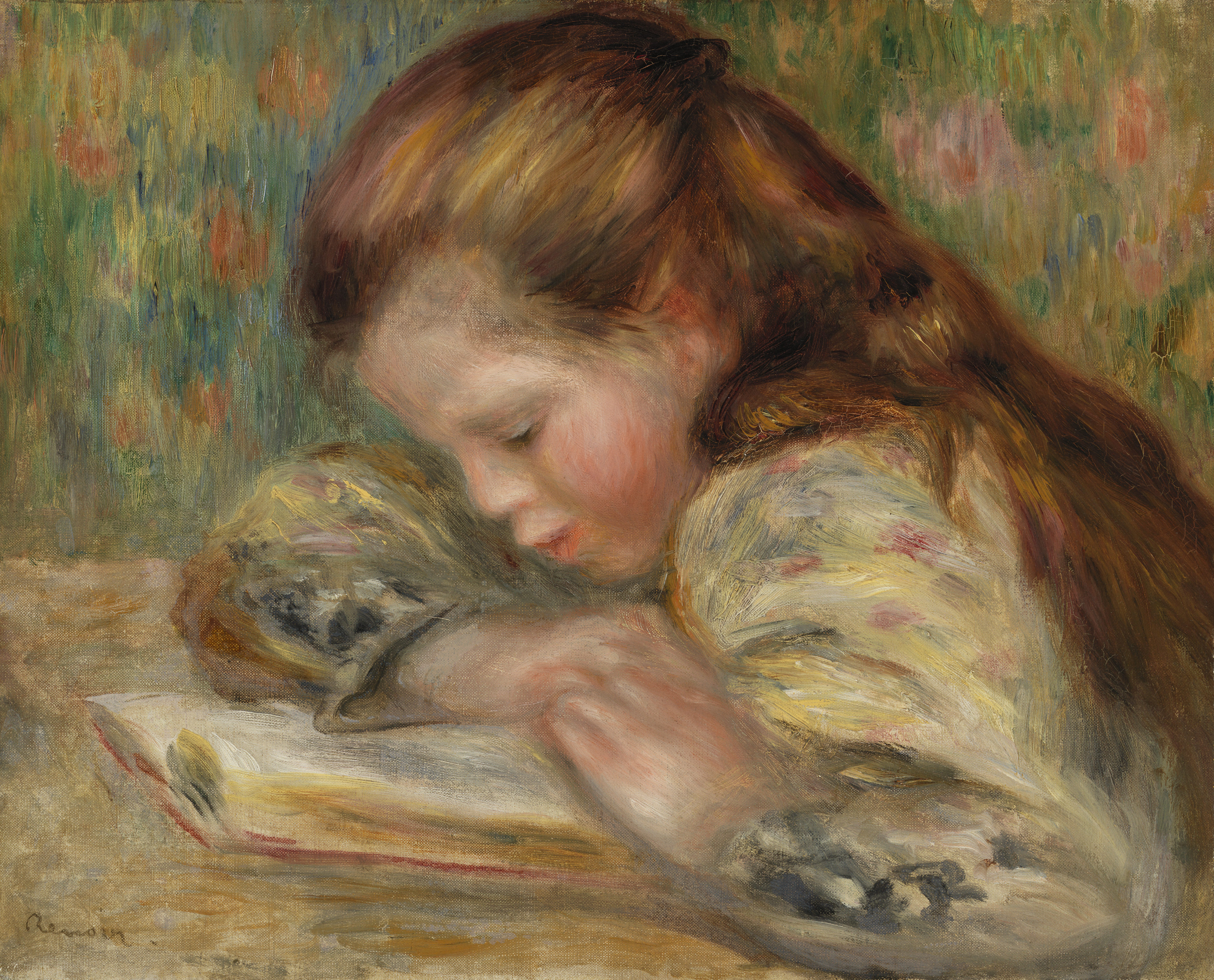 Знаменитые картины девочка. Огюст Ренуар дети. Pierre-Auguste Renoir чтение. Ренуар читающая девочка. Пьер Огюст Ренуар читающая девушка.