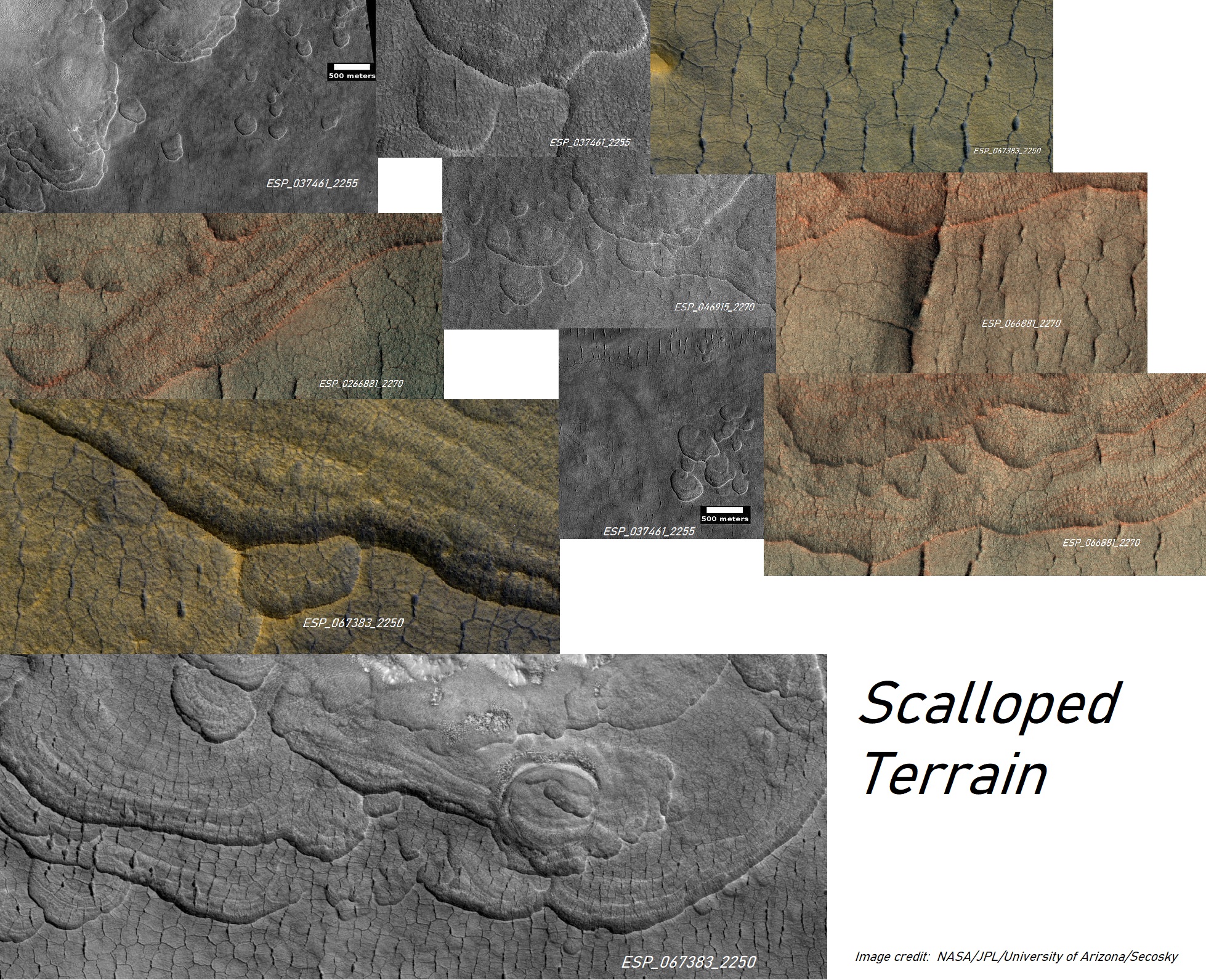 Scalloped terrain from around Mars 20.jpg