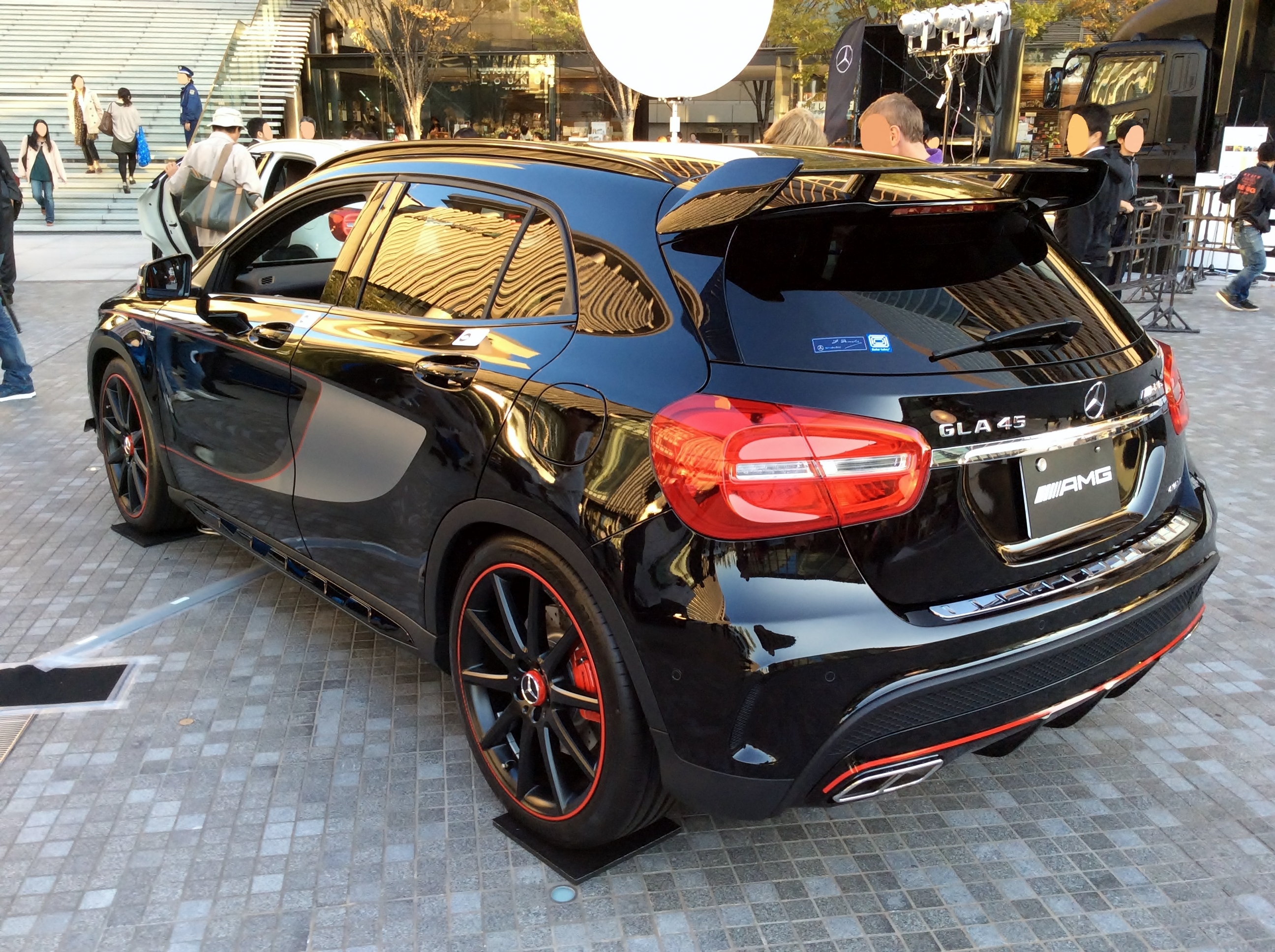 File:The rearview of Mercedes-Benz GLA45 AMG 4MATIC Edition 1