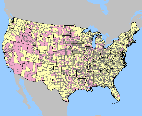 File:West nile virus case in United States 2006.png