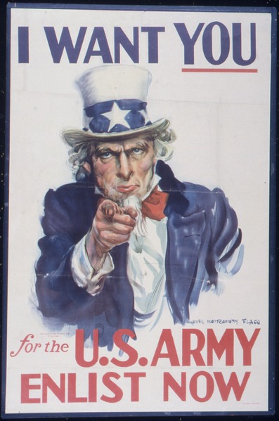 File:"I Want You For The U.S. Army Enlist Now", 1941 - 1945.tif
