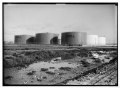 'Shell' oil tanks near Haifa close up. LOC matpc.03413.tif