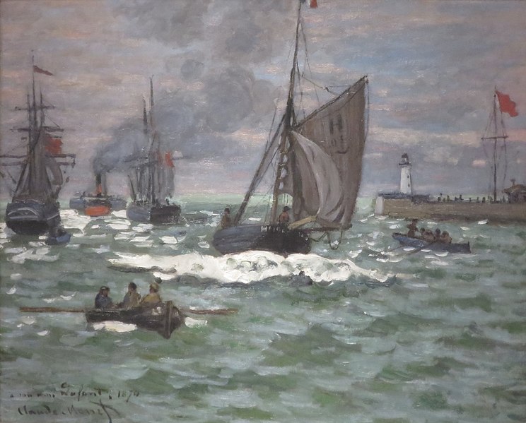 File:'The Entrance to the Port of Le Havre' by Monet, Norton Simon Museum.JPG