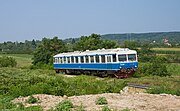 30. KWEhemalige SJ Y1 aus Schweden, heute die Baureihe 710 der Železnice Srbije, auf dem Weg nach Niš in Serbien