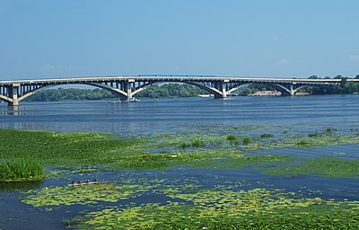 The Dnieper River in Kyiv, Ukraine