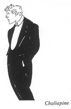 Карикатура П. Робера на Ф. И. Шаляпина, 1903