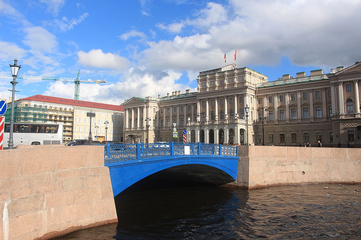 Синий мост санкт петербург самый широкий в мире фото