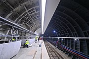 Platform under construction, 2022