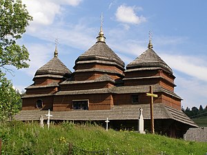 Boyko church of the Pentecost in Verkhnya Rozhanka